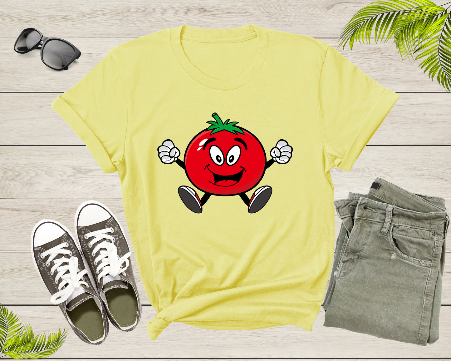 Cool Funny Happy Ripe Red Tomato Fruit for Men Women Kids T-Shirt Tomato T Shirt Gift for Men Women Kids Boys Girls Tomato Fruit TShirt