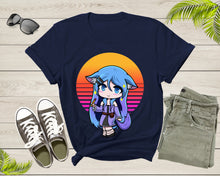 Load image into Gallery viewer, Beautiful Japanese Anime Girl Student Manga Holds Pencil T-shirt Anime Shirt For Men Women Kids Boys Girls Teen Anime Girl Gift Tshirt