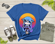 Load image into Gallery viewer, Beautiful Japanese Anime Girl Student Manga Holds Pencil T-shirt Anime Shirt For Men Women Kids Boys Girls Teen Anime Girl Gift Tshirt