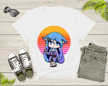 Load image into Gallery viewer, Beautiful Japanese Anime Girl Student Manga Holds Pencil T-shirt Anime Shirt For Men Women Kids Boys Girls Teen Anime Girl Gift Tshirt