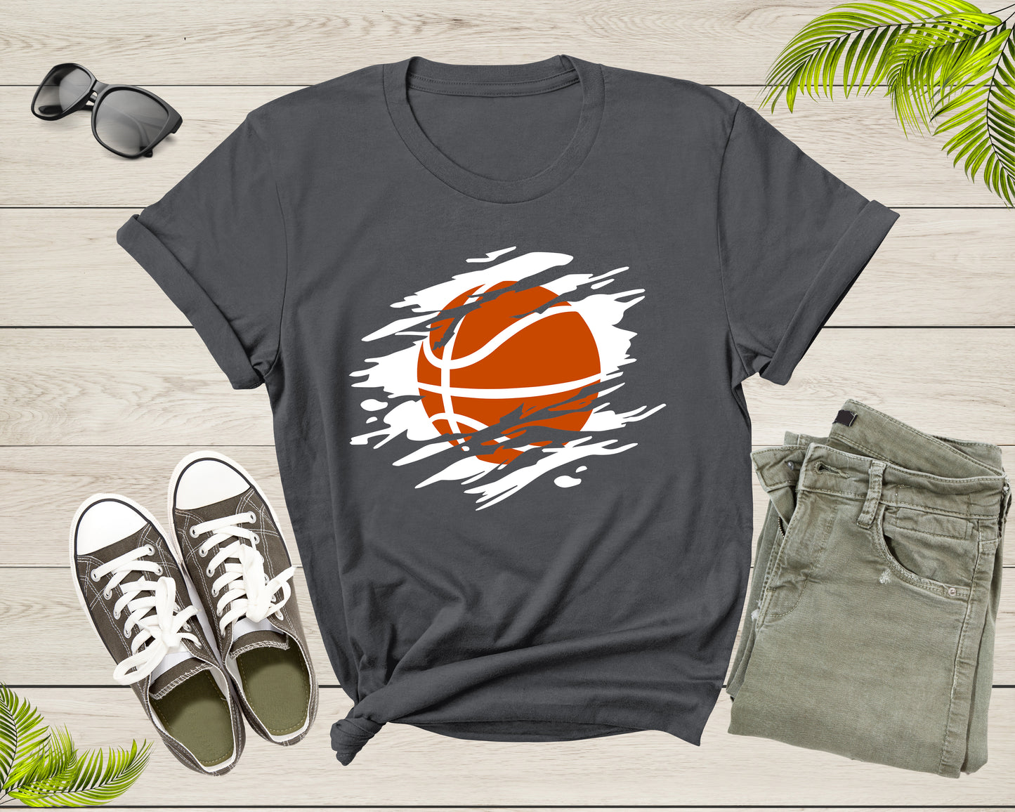 Cool Basketball Shirt For Men Women Youth Boys Girls Basketball Lover Gift Idea Tshirt Basketball Birthday Present Gift Dad Mom T-shirt