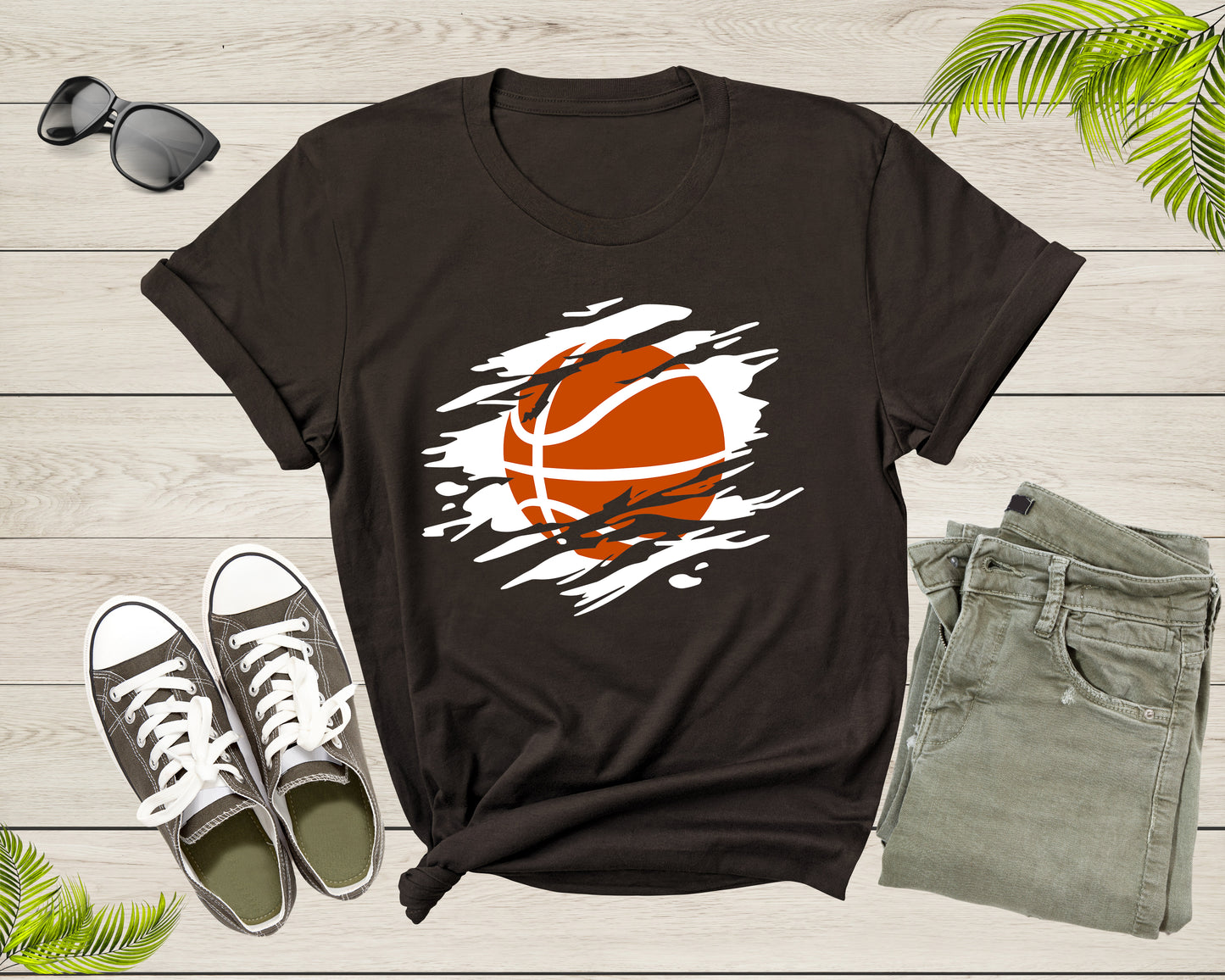 Cool Basketball Shirt For Men Women Youth Boys Girls Basketball Lover Gift Idea Tshirt Basketball Birthday Present Gift Dad Mom T-shirt