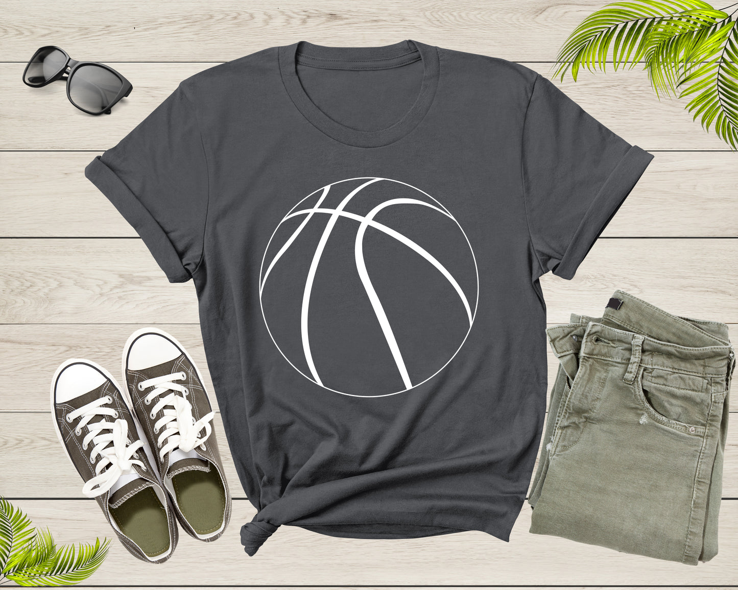 Cool Basketball Shirt For Men Women Youth Boys Girls Basketball Lover Gift Idea Tshirt Basketball Birthday Present Gift Dad Mom T-shirt