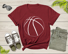 Load image into Gallery viewer, Cool Basketball Shirt For Men Women Youth Boys Girls Basketball Lover Gift Idea Tshirt Basketball Birthday Present Gift Dad Mom T-shirt