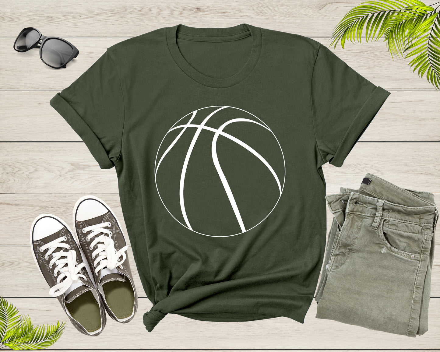Cool Basketball Shirt For Men Women Youth Boys Girls Basketball Lover Gift Idea Tshirt Basketball Birthday Present Gift Dad Mom T-shirt