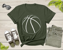 Load image into Gallery viewer, Cool Basketball Shirt For Men Women Youth Boys Girls Basketball Lover Gift Idea Tshirt Basketball Birthday Present Gift Dad Mom T-shirt