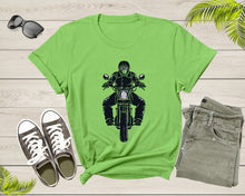 Load image into Gallery viewer, Cool Black Motorbike Biker Motorcycle For Men Women Kids T-shirt Mens Motorcycle Rider Shirt For Men Women Kids Teens Graphic Gift Tshirt