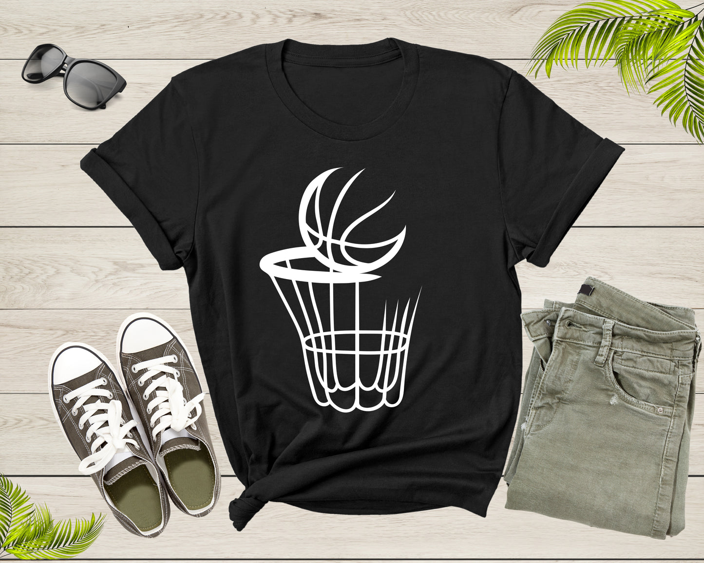 Cool Basketball Shirt For Men Women Youth Boys Girls Basketball Lover Gift Idea Tshirt Basketball Birthday Present Gift Dad Mom T-shirt