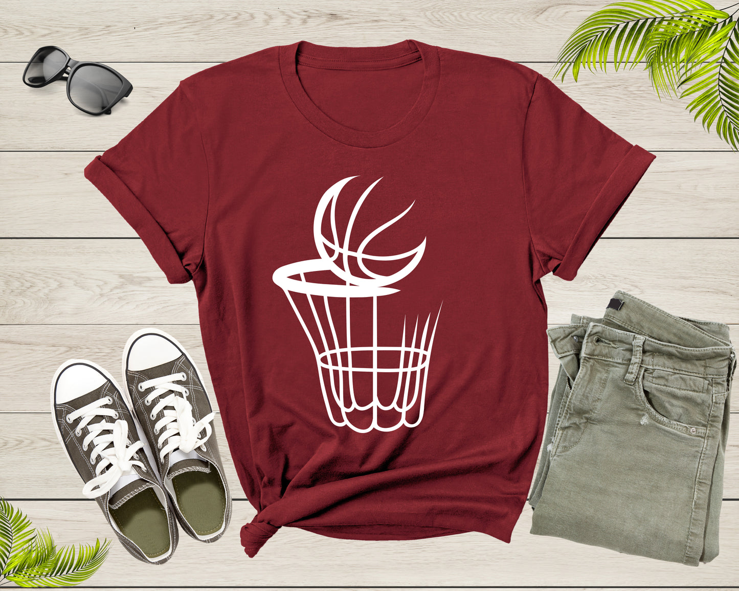 Cool Basketball Shirt For Men Women Youth Boys Girls Basketball Lover Gift Idea Tshirt Basketball Birthday Present Gift Dad Mom T-shirt