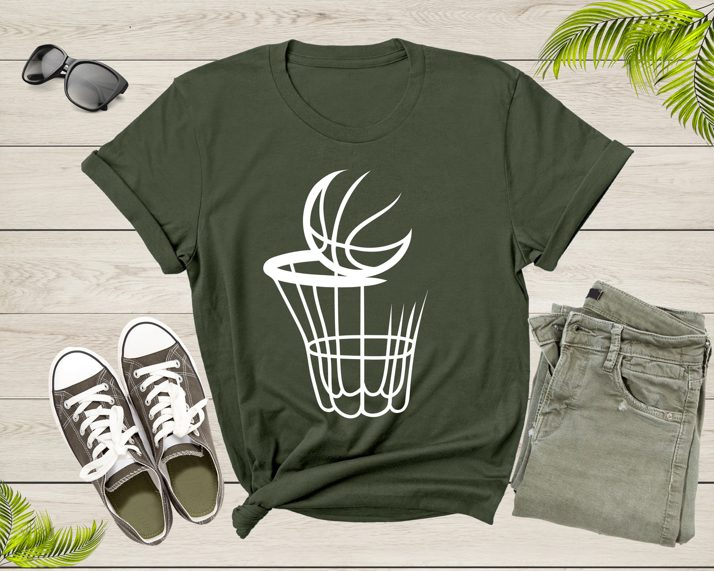 Cool Basketball Shirt For Men Women Youth Boys Girls Basketball Lover Gift Idea Tshirt Basketball Birthday Present Gift Dad Mom T-shirt