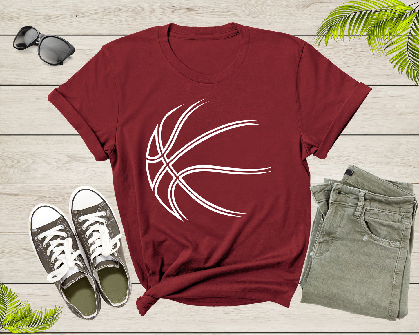 Cool Basketball Shirt For Men Women Youth Boys Girls Basketball Lover Gift Idea Tshirt Basketball Birthday Present Gift Dad Mom T-shirt