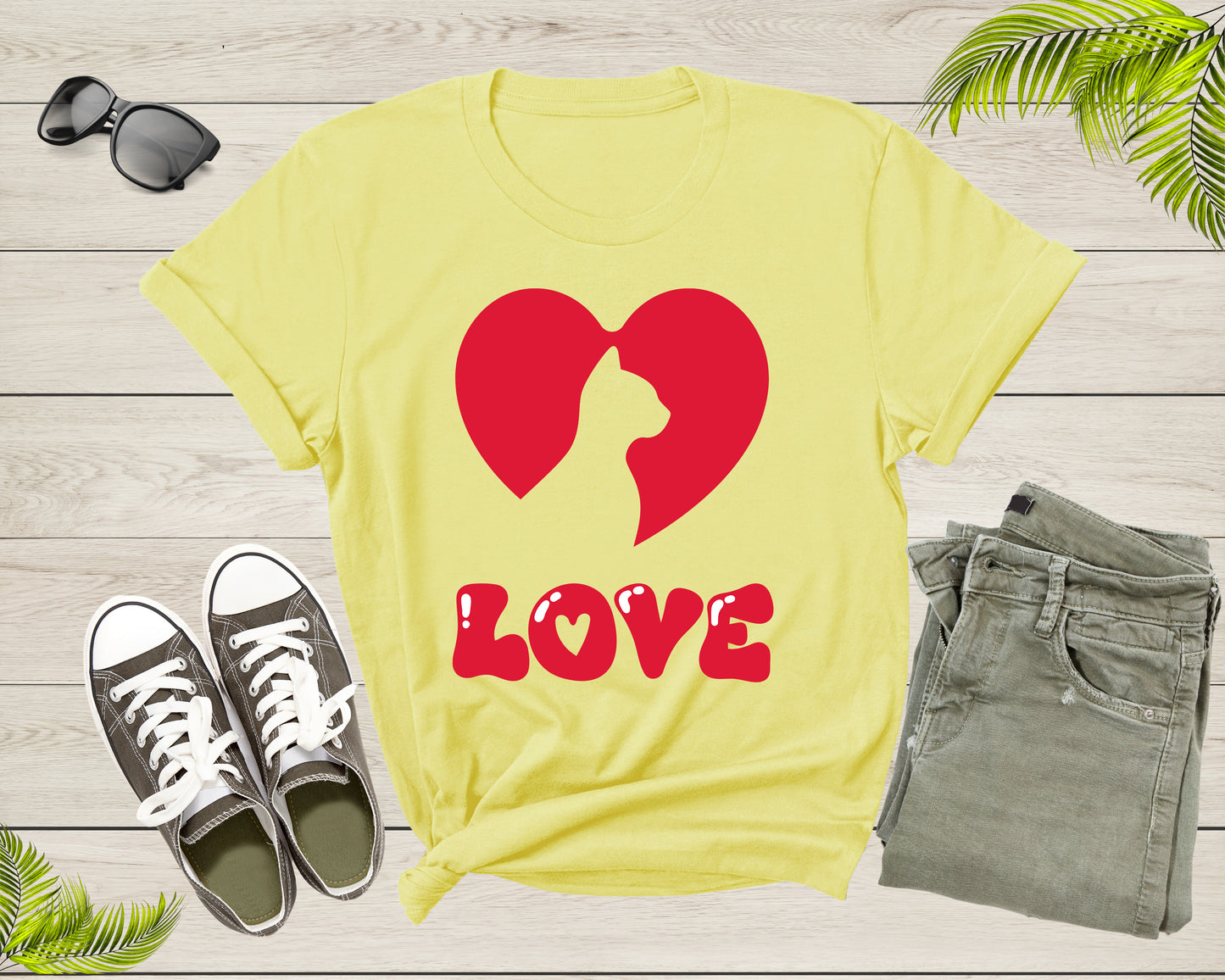 Cat Kitten Animal Lover Red Heart Love Like Pet Sweet Cat T-shirt Cat Kitten Shirt Men Women Kids Boys Girls Teens Cute Cat Graphic Tshirt