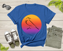 Load image into Gallery viewer, Black Crow Bird Silhouette At Sunset Wildlife Nature Animal T-shirt Crow Lover Gift Shirt For Men Women Kids Crow Themed Graphic Tshirt