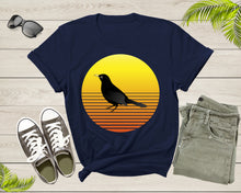 Load image into Gallery viewer, Black Crow Bird Silhouette At Sunset Wildlife Nature Animal T-shirt Crow Lover Gift Shirt For Men Women Kids Crow Themed Graphic Tshirt
