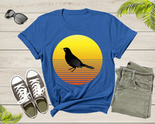 Load image into Gallery viewer, Black Crow Bird Silhouette At Sunset Wildlife Nature Animal T-shirt Crow Lover Gift Shirt For Men Women Kids Crow Themed Graphic Tshirt