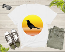 Load image into Gallery viewer, Black Crow Bird Silhouette At Sunset Wildlife Nature Animal T-shirt Crow Lover Gift Shirt For Men Women Kids Crow Themed Graphic Tshirt