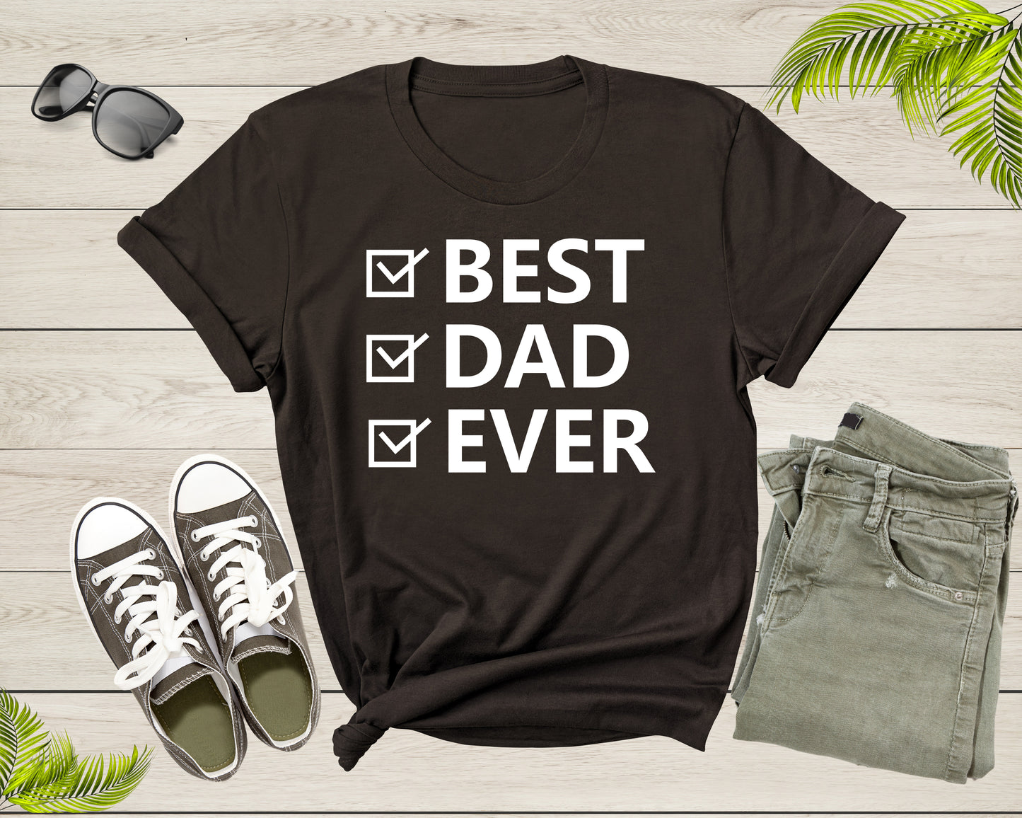 Best Dad Ever Shirt For Men Fathers Day Father Grandfather Grandpa Daddy Gift Tshirt Incredible Dad Funny Birthday Present Graphic T-shirt