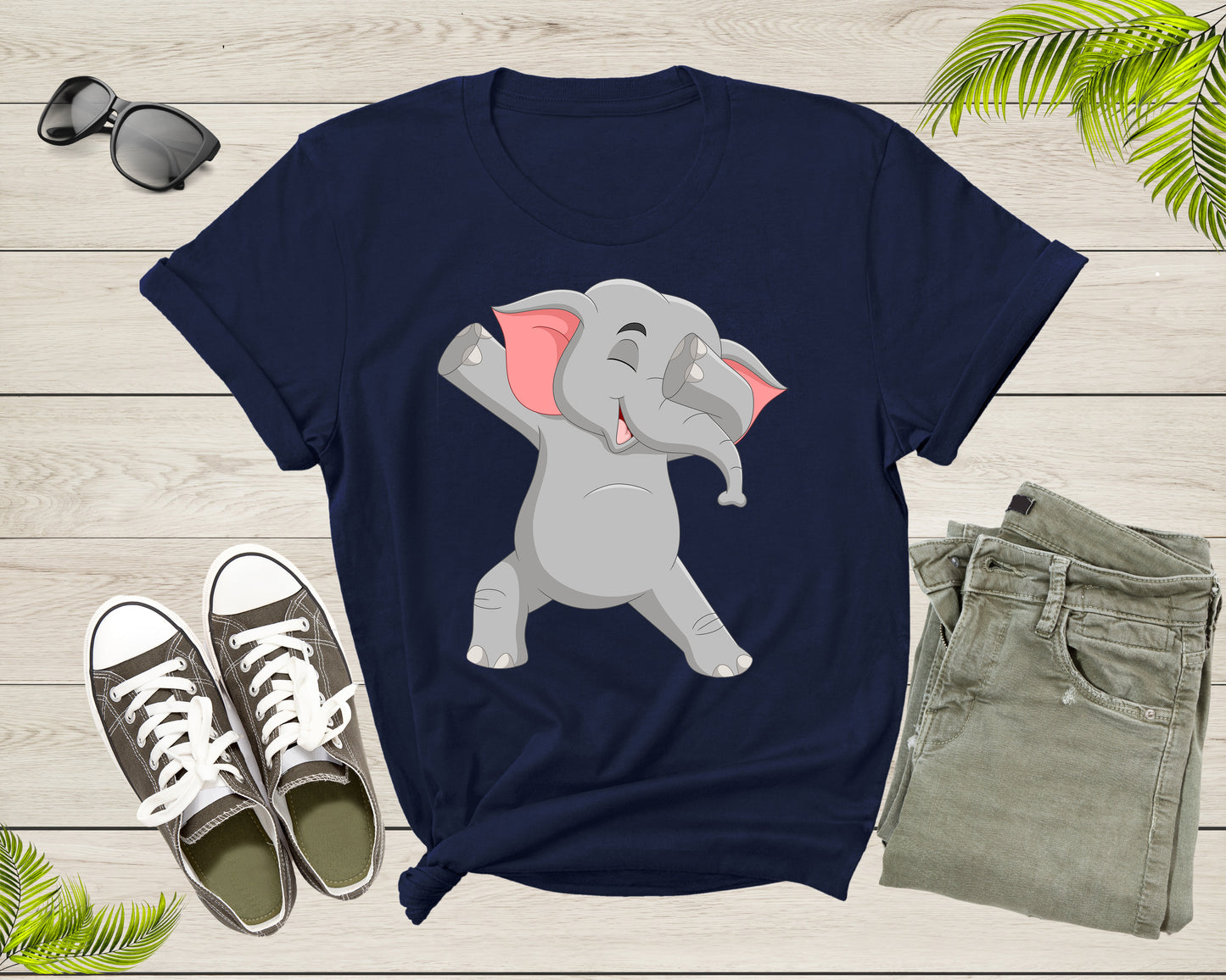 Cool Dabbing Dancing Elephant for Men Women Kids Boys Girls T-Shirt Dabbing Elephant Shirt for Men Women Kids Boys Girls Teens Gift Tshirt