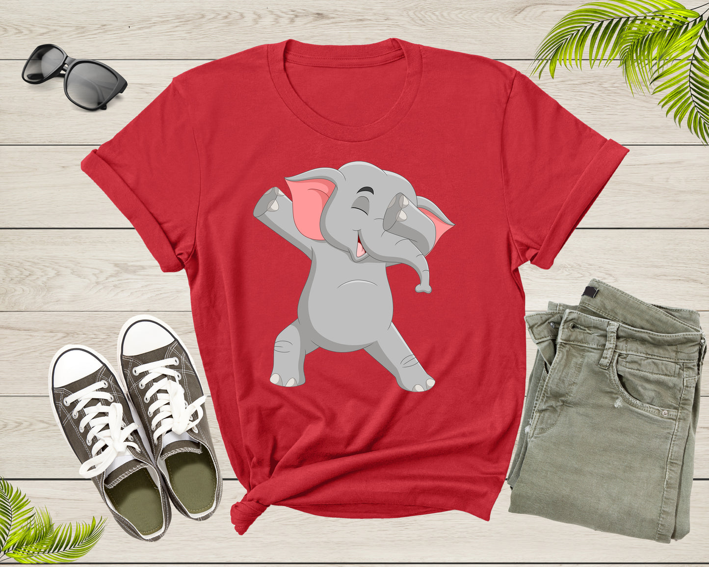 Cool Dabbing Dancing Elephant for Men Women Kids Boys Girls T-Shirt Dabbing Elephant Shirt for Men Women Kids Boys Girls Teens Gift Tshirt