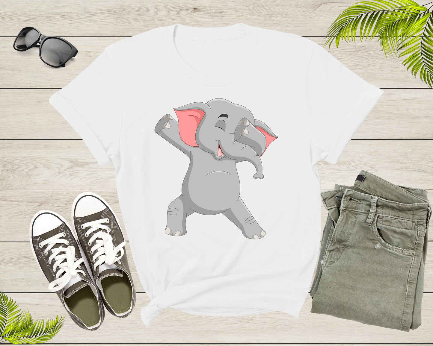 Cool Dabbing Dancing Elephant for Men Women Kids Boys Girls T-Shirt Dabbing Elephant Shirt for Men Women Kids Boys Girls Teens Gift Tshirt