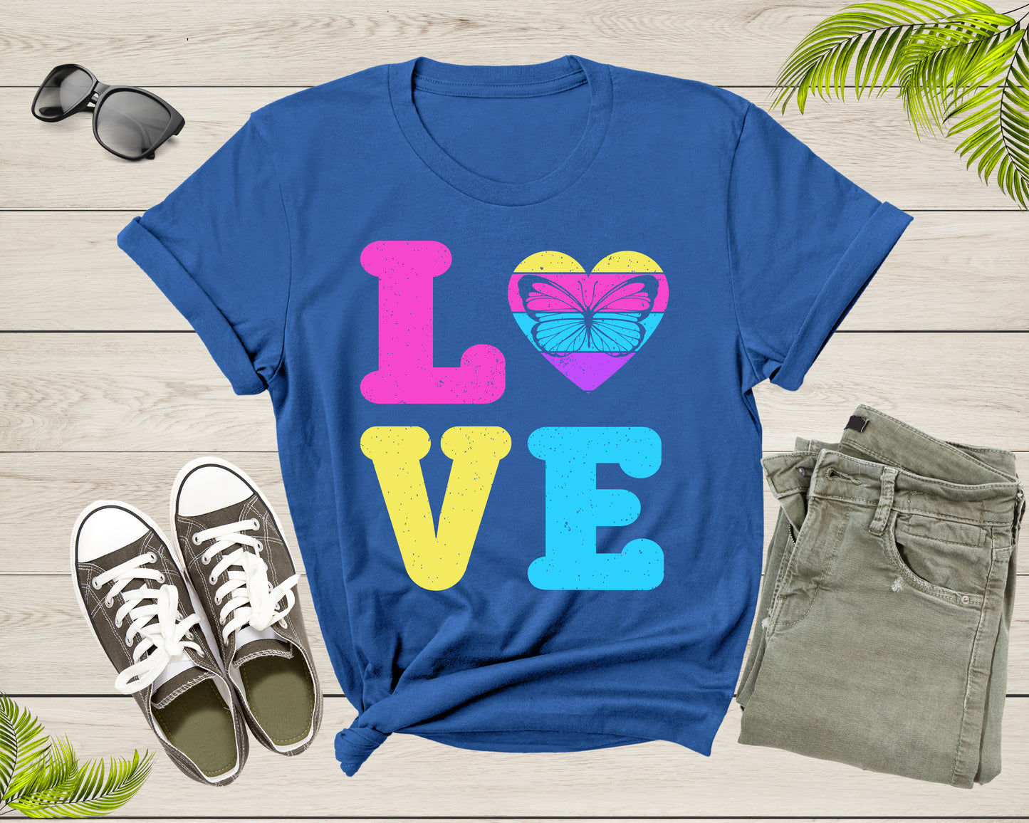 Butterfly Lovers Botanical Gift for Women Girl Mom Sister T-Shirt Vintage Butterfly Shirt Butterfly Lover Cute Butterfly Insect Gift