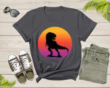 Load image into Gallery viewer, Cool Dinosaur T-Rex Animal Bird at Sunset for Men Women Kids T-Shirt Cute Dino Animal for Boys Girls T Shirt Trex Dinosaur Tshirt