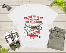 Load image into Gallery viewer, Cool Aircraft Club Plane Fly Airplane for Men Women Kids T-Shirt Plane Shirt for Men Women Kids Boys Girls Teens Pilots Graphic Gift Tshirt
