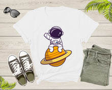 Load image into Gallery viewer, Astronaut Space Lovers Gift Planet Spaceman Graphic Saturn Adult Men Women Kids Boys Girls Shirt Astronaut Birthday Present T-shirt