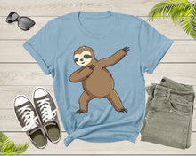 Load image into Gallery viewer, Cool Dabbing Dancing Lazy Sloth for Men Women Kids Boys Girl T-Shirt Sloth Animal Shirt for Men Women Kids Boys Girls Teens Gift Tshirt