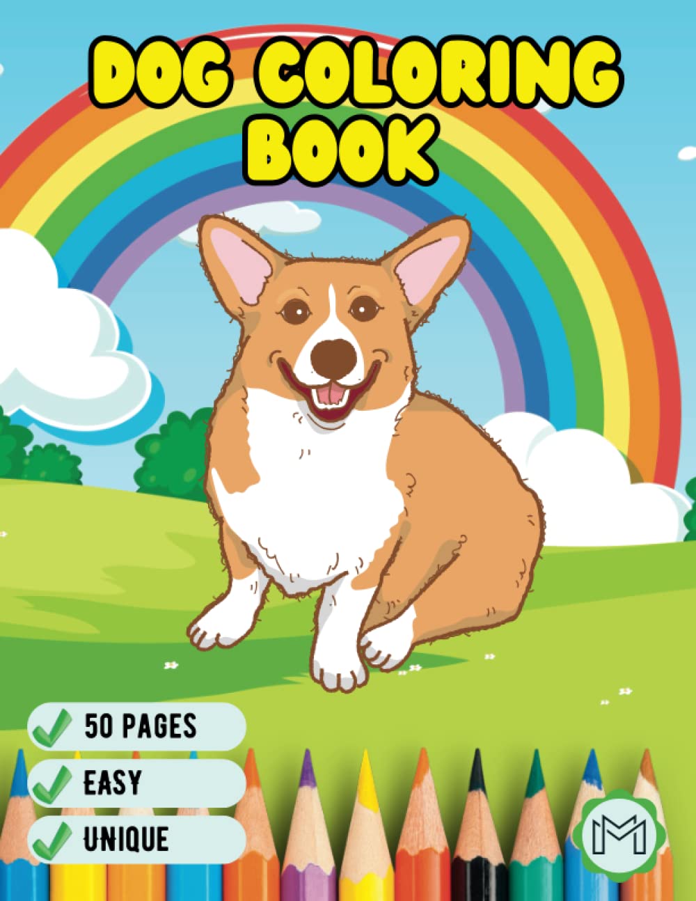 Dog Puppy Coloring Book Coloring Pages For Kids Adults Girls Boys Teens Dogs Puppy Animal Coloring Pages Kids Easy Simple Activity Coloring