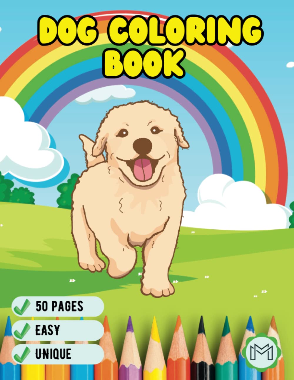 Dog Puppy Coloring Book Coloring Pages For Kids Adults Girls Boys Teens Dogs Puppy Animal Coloring Pages Kids Easy Simple Activity Coloring