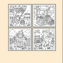Load image into Gallery viewer, Cozy Farm Life Animals Coloring Book for Adults Kids Boys Girls Teens: Country Life Cute Farm Animals Activity Coloring Pages for Children
