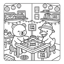 Load image into Gallery viewer, Cozy Sunday Coloring Book for Adults Kids Boys Girls Teens: Cool Funny Animals Weekend Sunday Coloring Pages for School Children
