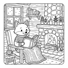 Load image into Gallery viewer, Cozy Escape Coloring Book for Adults Kids Boys Girls Young Teens: Cute Animal Cozy Escape Coloring Activity Pages for School Kids Children
