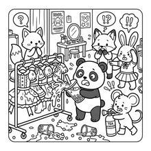 Load image into Gallery viewer, Cozy Pop Star Animal Coloring Book for Adults Kids Boys Girls Teens Bold and Easy Cool Pop Star Singer Animal Coloring Sheets for Children
