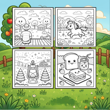 Load image into Gallery viewer, 50 Pages Cute Farm Animals Coloring Book Gift for Kids Boys Girls Teens Children Youth: Country Farm Animals Cow Sheep Coloring Book
