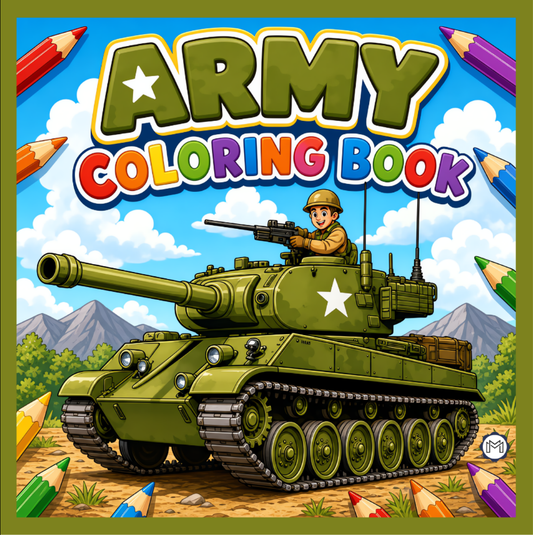Military Army Soldier Coloring Book for Adults Kids Boys Girls Teens: Cool Military Warrior War Veteran Gift Army Land Forces Coloring Book