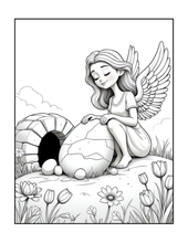 Load image into Gallery viewer, Christian Coloring Book for Adults Kids Boys Girls Teens, Bold and Easy Bible Story Designs, Single Sided Jesus Faith Devotional Gift
