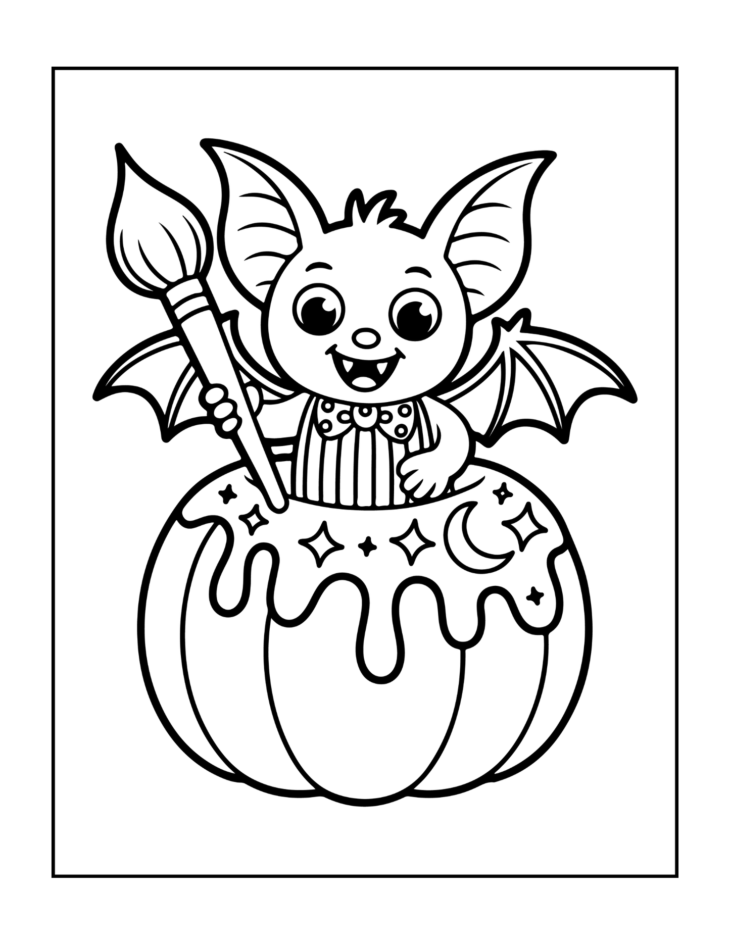 Cute Funny Spooky Halloween Coloring Book Adults Kids Boys Girls Young Teens Fall Season Halloween Coloring Pages Gift Children Halloween