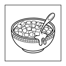 Load image into Gallery viewer, 50 Pages Cozy Snack Foodie Food Lover Coloring Book for Adults Kids Men Women Boys Girls Teens Youth: Simple Bold Easy Snack Coloring Book
