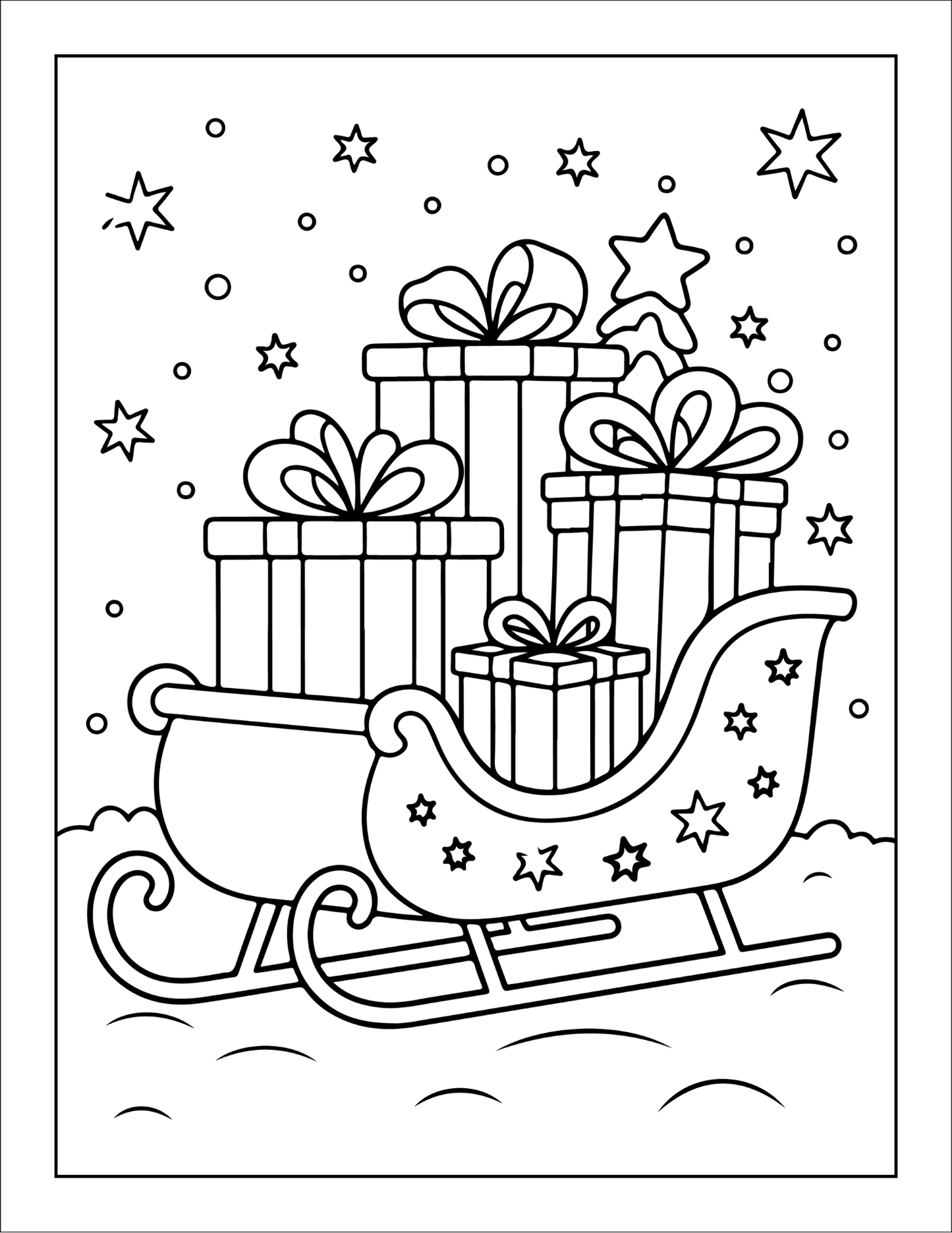 Kawaii Cozy Christmas Coloring Book for Adults Kids Boys Girls Teens Cute Festive Winter Season Holiday Coloring Pages for Children