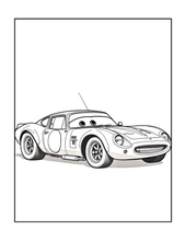 Load image into Gallery viewer, Printed Car Coloring Book for Kids Adults 25 Easy Vehicle Designs Physical Auto Activity Book Single Sided Pages Race Cars Off Road
