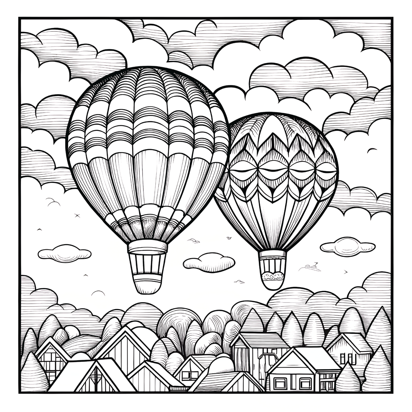 Stress Relief Relaxation Coloring Book Gift for Adults Kids Men Women Boys Girls Young Teens 50 Pages Single Sided Cozy Places Bold and Easy