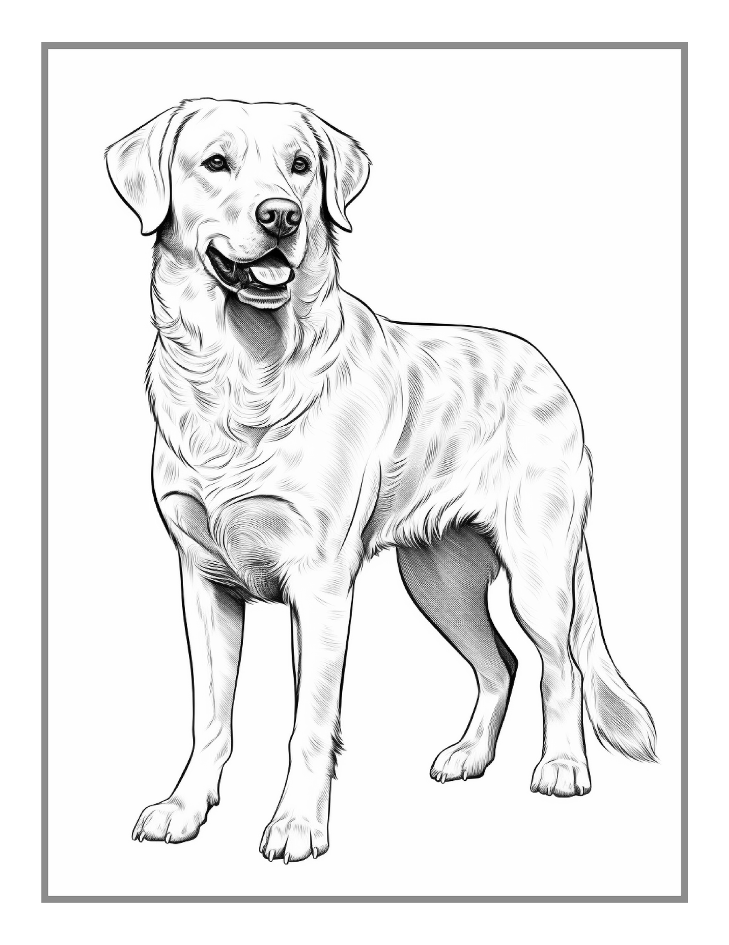 50 Pages Cute Dog Puppy Lover Coloring Book Gift for Adults Kids Boys Girls Teens Men Women Funny Dog Themed Animal Coloring Sheets