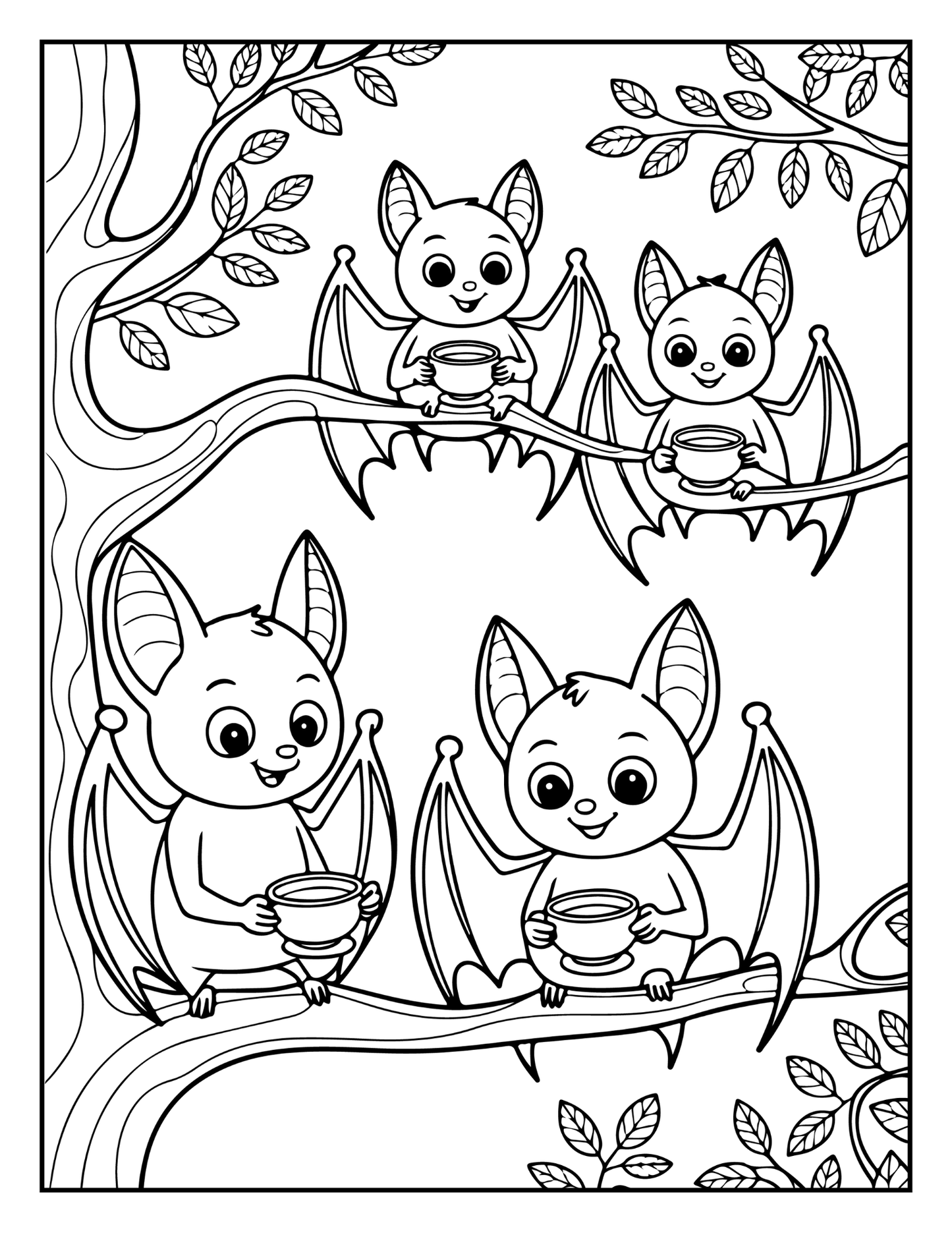 Cute Funny Spooky Halloween Coloring Book Adults Kids Boys Girls Young Teens Halloween Ghost Mummy Witch Scarecrows Coloring Activity Book