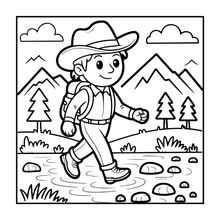 Load image into Gallery viewer, Cozy Cowboy Animals Coloring Book for Adults Kids Boys Girls Teens: Kawaii Cowboy Cute Animals Coloring Activity Book for Children
