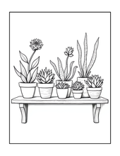Load image into Gallery viewer, Botanical Coloring Book for Adults and Kids, Printed Physical Book, 25 Bold Easy Plant Designs, Single Sided Nature Art Therapy Gift
