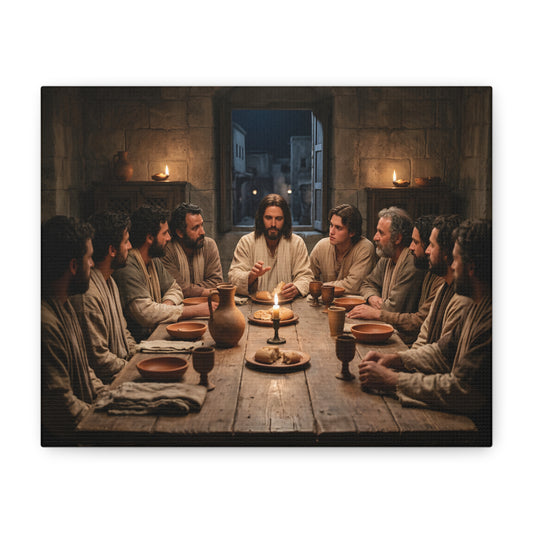 Cool Last Supper Canvas Wall Art Print Large Religious Biblical Faith Home Decor Christian Wall Art Ready to Hang for Living Room