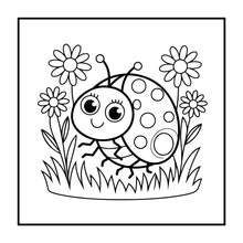 Load image into Gallery viewer, Funny Cute Bugs and Insects Coloring Book for Adults Men Women Kids Boys Girls Toddlers Teens Stress Relief Relaxation Coloring Book
