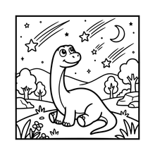 Load image into Gallery viewer, Cute Dinosaur Coloring Book Gift for Adults Kids Men Women Boys Girls Teens: Single Sided Dino Coloring Activity Sheets Book for Children
